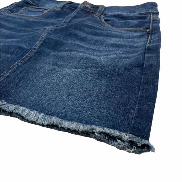 American Eagle Next Level Stretch Hi Rise Mini Skirt Raw Hem NEW - Picture 7 of 11